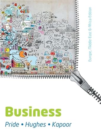 Test Bank for Business EMEA Edition 1st Edition by William M. Pride