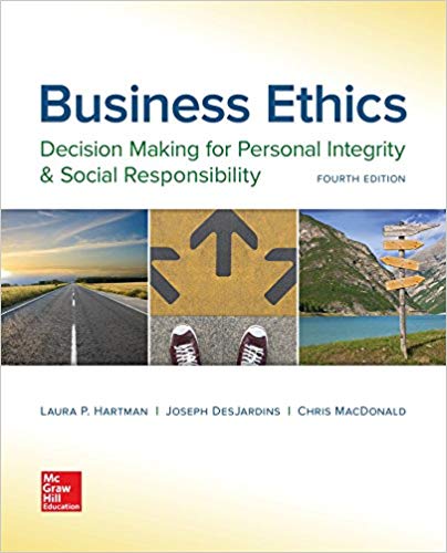 Test Bank for Business Ethics 4th Edition by Laura P. Hartman