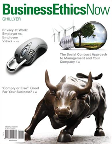 Test Bank for Business Ethics Now 3rd Edition by Andrew Ghillyer