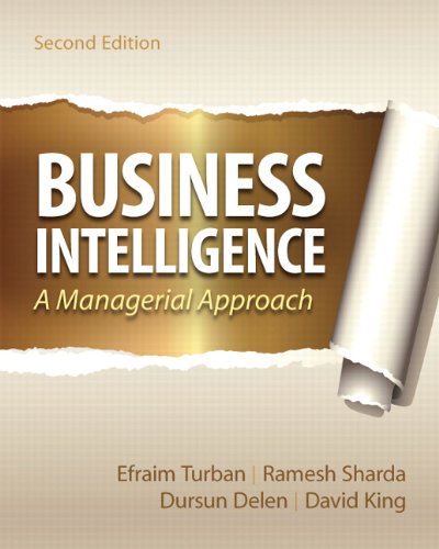 Test Bank for Business Intelligence 2nd Edition by Efraim Turban Ramesh Sharda