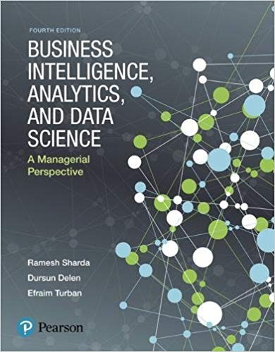 Test Bank for Business Intelligence Analytics and Data Science 4th Edition by Ramesh Sharda