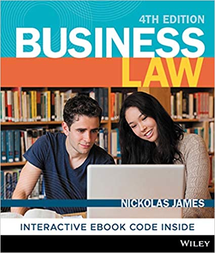 Test Bank for Business Law 4th Edition by Nickolas James