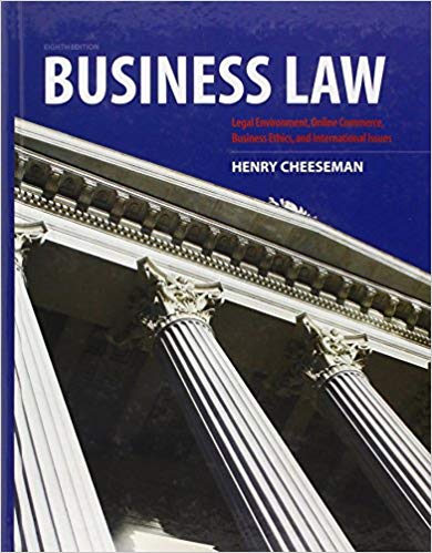 Test Bank for Business Law 8th Edition by Henry R. Cheeseman