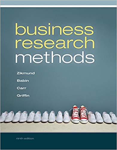 Test Bank for Business Research Methods 9th Edition by William Zikmund