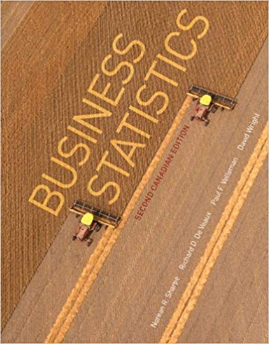 Test Bank for Business Statistics 2nd Canadian Edition by Norean D. Sharpe