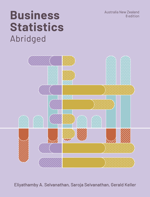 Test Bank for Business Statistics Abridged Australia New Zealand 8th Edition by Selva A. Selvanathan