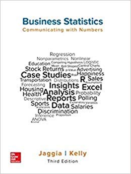 Test Bank for Business Statistics Communicating with Numbers 3rd Edition by Sanjiv Jaggia