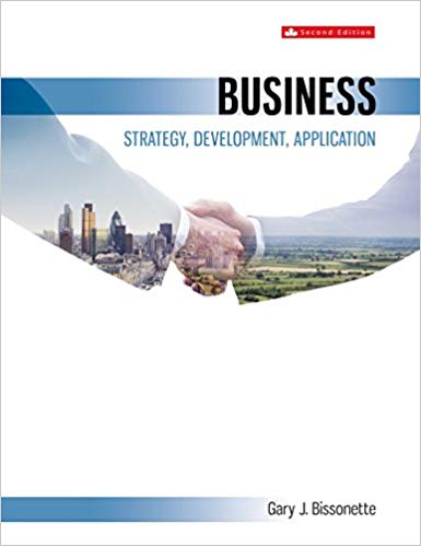 Test Bank for business strategy development application 2nd Canadian Edition by Gary Bissonette