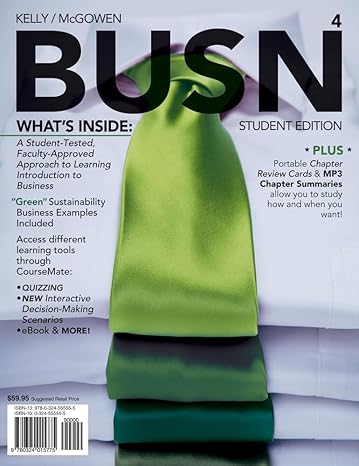 Test Bank for BUSN 4 4th Edition by Marcella Kelly