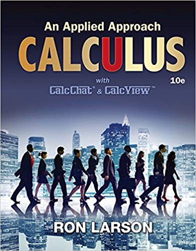 Test Bank for Calculus An Applied Approach 10th Edition by Ron Larson