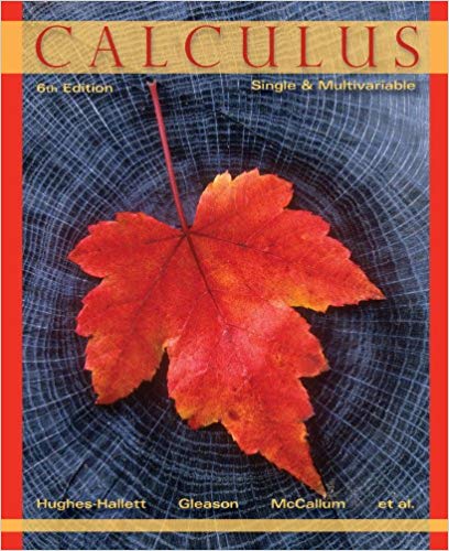 Test Bank for Calculus Single and Multivariable 6th Edition by Deborah Hughes Hallett