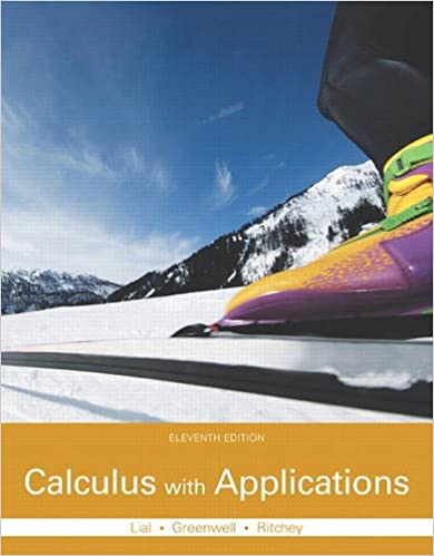Test Bank for Calculus with Applications 11th Edition by Margaret L. Lial