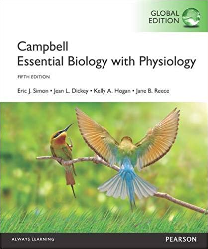 Test Bank for Campbell Essential Biology with Physiology 5th Global Edition by Eric J. Simon