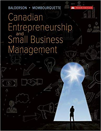 Test Bank for Canadian Entrepreneurship and Small Business Management 10th Edition by Wesley Balderson