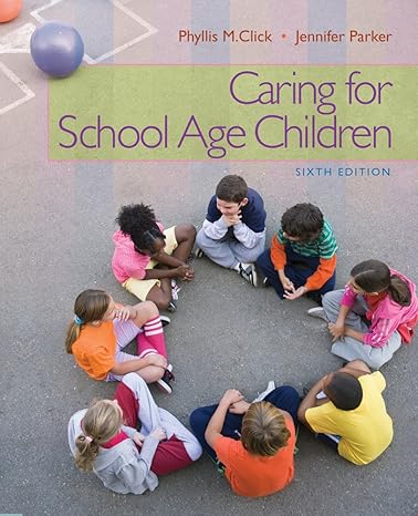Test Bank for Caring for School Age Children 6th Edition by Phyllis M. Click