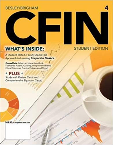 Test Bank for CFIN4 4th Edition by Scott Besley