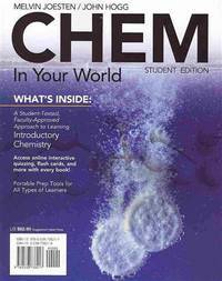 Test Bank for CHEM 1st Edition by Melvin Joesten
