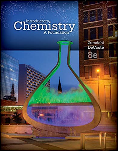 Test Bank for Chemistry 8th Edition by Steven S. Zumdahl