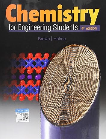 Test Bank for Chemistry for Engineering Students 4th Edition by Lawrence S. Brown