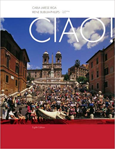 Test Bank for Ciao 8th Edition by Carla Larese Riga