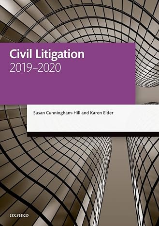 Test Bank for Civil Litigation 2019 2020 12th Edition by Susan Cunningham Hill