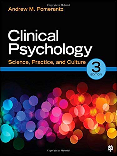 Test Bank for Clinical Psychology Science Practice and Culture 3rd Edition by Andrew M. (Mark) Pomerantz