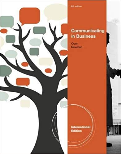Test Bank for Communication in Business International Edition 8th Edition by Scot Ober