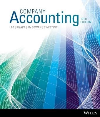 Test Bank for Company Accounting 10th Edition by Ken J. Leo