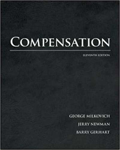 Test Bank for Compensation 11th Edition by George Milkovich