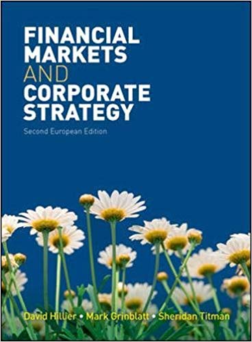 Test Bank for Financial Markets and Corporate Strategy 2nd European Edition by Mark Grinblatt