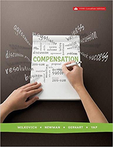 Test Bank for Compensation 5th Canadian Edition by George Milkovich