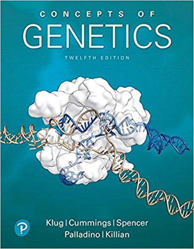 Test Bank for Concepts of Genetics 12th Edition by William S. Klug