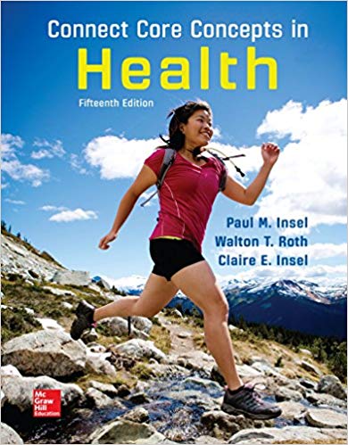 Test Bank for Connect Core Concepts in Health BIG 15th Edition by Paul M. Insel