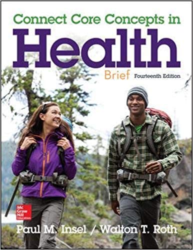 Test Bank for Connect Core Concepts in Health Brief 14th Edition by Paul M. Insel