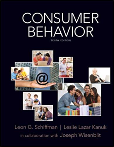 Test Bank for Consumer Behavior 10th Edition by Leon Schiffman