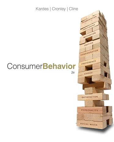 Test Bank for Consumer Behavior 2nd Edition by Frank Kardes