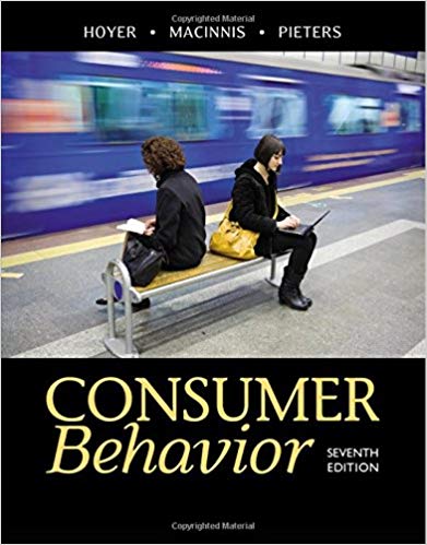 Test Bank for Consumer Behavior 7th Edition by Wayne D. Hoyer
