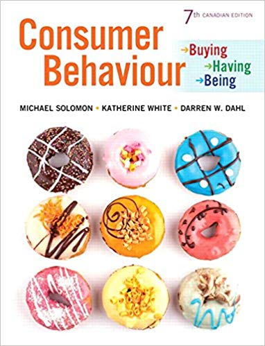 Test Bank for Consumer Behaviour Buying Having and Being 7th Canadian Edition by Michael Solomon