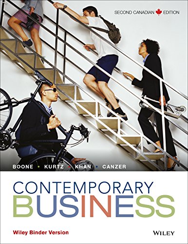 Test Bank for Contemporary Business 2nd Canadian Edition by Louis E. Boone
