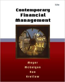 Test Bank for Contemporary Financial Management 12th Edition by R. Charles Moyer