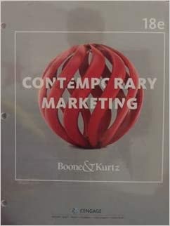 Test Bank for Contemporary Marketing 18th Edition by Louis E. Boone