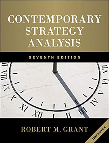 Test Bank for Contemporary Strategy Analysis 7th Edition by Robert M. Grant