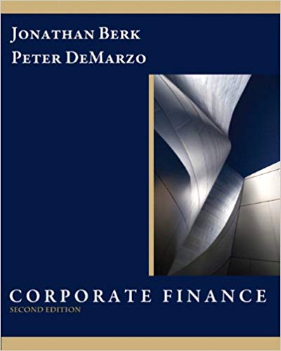 Test Bank for Corporate Finance 2nd Edition by Jonathan Berk