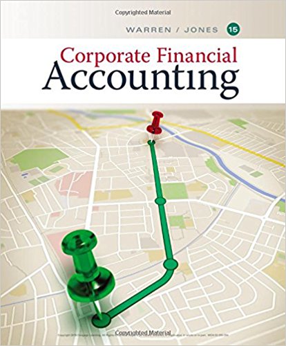 Test Bank for Corporate Financial Accounting 15th Edition by Carl S. Warren