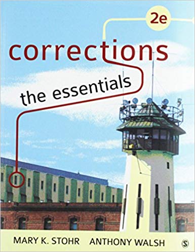 Test Bank for Corrections The Essentials 2nd Edition by Mary K. Stohr