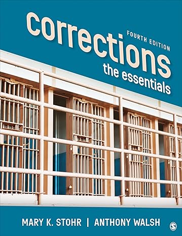 Test Bank for Corrections The Essentials 4th Edition by Mary K. Stohr