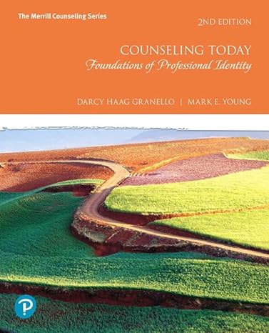 Test Bank for Counseling Today Foundations of Professional Identity 2nd Edition by Darcy H Granello