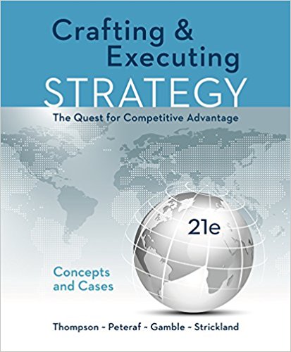 Test Bank for Crafting and Executing Strategy Concepts and Cases 21st Edition by Thompson