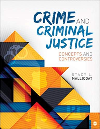 Test Bank for Crime and Criminal Justice Concepts and Controversies 1st Edition by Stacy L. Mallicoat