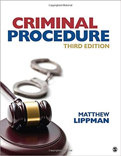 Test Bank for Criminal Procedure 3rd Edition by Matthew Lippman